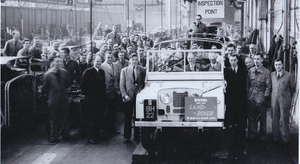 autofrau_Land_Rover_Milestone_50,000th_1952